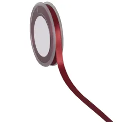 Double Faced Satin Ribbon; Burgundy